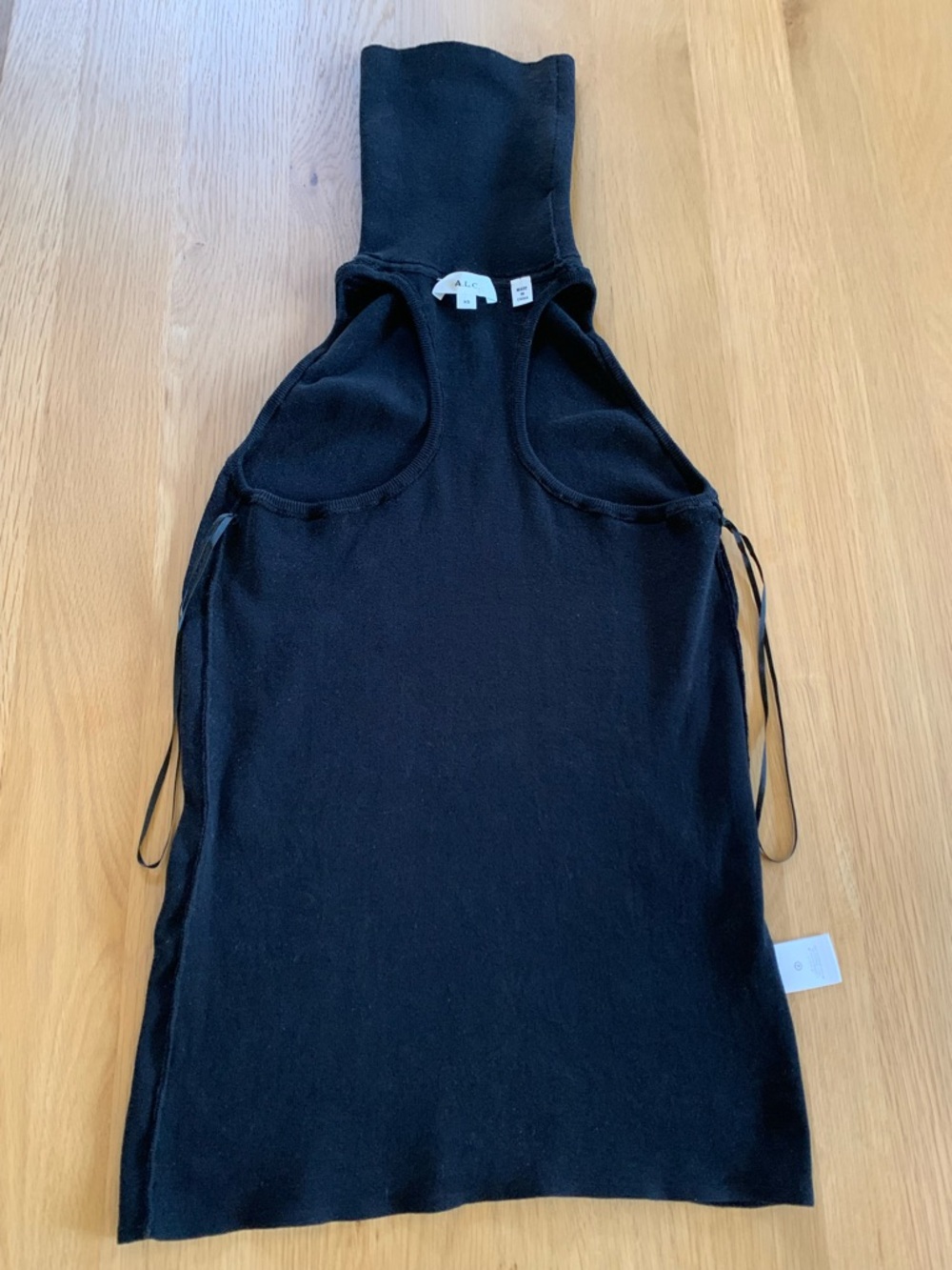 A.L.C. Paltrow Black Sleeveless Racerback Turtleneck - Picture 5 of 11